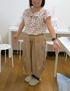 下北沢南口徒歩１分の洋裁教室ＳＡＩＫＡの生徒作品706